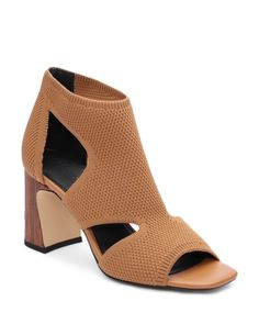 Sanctuary Women's Radiant Cutout Block Heel Sandals Brown Sandals With Reinforced Heel For Spring, Ankle-high Sandals With Padded Heel For Summer, Chic Ankle-high Summer Sandals, Medium Width Ankle-high Sandals For Spring, Synthetic Block Heel Sandals For Fall, Fall Synthetic Sandals With Block Heel, Block Heel Synthetic Sandals For Fall, Brown Ankle-high Sandals For Spring, Summer Ankle-high Brown Heels