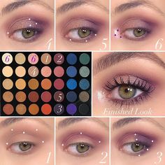 Morphe Palette Looks, Maroon Makeup, Makeup Morphe, Just My Luck, Morphe Palette, Korean Makeup Tutorials, Korean Eye Makeup, Japanese Makeup, Eye Makeup Steps