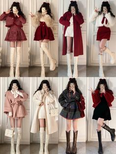 Cute White Outfits Korean, White Dress With Boots Outfit, Korean Fashion 2024, Cute Winter Outfits Korean, Winter Outfits Aesthetic Korean, Simple Style Outfits, Cute Dress Outfits, Korean Casual Outfits, Cute Winter Outfits