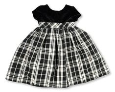 You're purchasing a Baby Girl 2T Goodlad Black Velvet/Gingham Poofy Fancy Dress Preowned. Thanks! Party Dress Aesthetic, Party Wear Frocks, Frocks For Babies, Dress Outfits Party, Designer Party Dresses, Casual Party Dresses, Short Party Dress