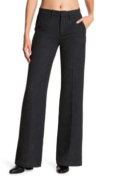 Downtown Outfits, Office Pants, Formal Pants, Classic Pants, 2000s Fashion, American Express, Elegant Outfit, Wide Leg Trousers, Leg Pants