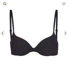 New With Tags Still On. Very Comfy, Just Not Right For Me. Demi Bras, Super Push Up, Onyx Colour, White Bralette, Push Up Pads, Bandeau Bra, New Bra, Triangle Bralette, Full Coverage Bra