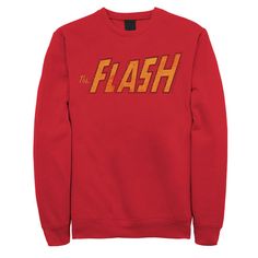 Run as fast as you can to add this men's The Flash sweatshirt to your wardrobe. Run as fast as you can to add this men's The Flash sweatshirt to your wardrobe. FEATURES Crewneck Long sleeveFABRIC & CARE Cotton, polyester Machine wash Imported Color: Red. Gender: male. Age Group: adult. Material: Cotton Blend. Orange Logo, Logo Sweatshirt, The Flash, This Man, Dc Comics, Age Group, Flash, Cotton Blend, Crew Neck