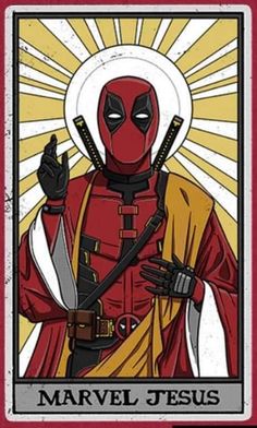 deadpool playing card from the movie deadpool