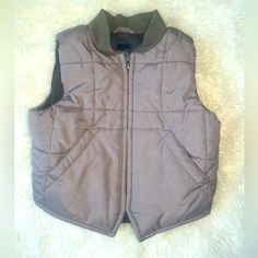 Baby Gap Toddler Kid's Puffer Vest | Olive Green | Condition: Excellent Condition - Never Worn - New Without Tag Brand: Baby Gap Size: Toddler Kid's 2 Year Color: Olive Green Style Tags: Casual, Trendy, Stylish Toddler Green Vest, Olive Green Style, Kids Puffer Vest, Green Style, Gap Jacket, Gap Jackets, Olive Green Color, Baby Gap, Puffer Vest