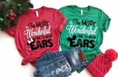 Disney Christmas Shirt Disney Holiday Shirt Women's - Etsy Disney Christmas Outfits, Friend Trip, Disney Family Vacation Shirts, Disney Christmas Shirts, Very Merry Christmas Party, Christmas Party Shirts, Womens Disney Shirts, Disney Holiday, Xmas Shirts