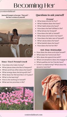 Women Hacks Beauty, Feminine Health Aesthetic, How To Become A Brand New Person, Healthy Woman Aesthetic, Becoming Her Aesthetic, Becoming A Baddie, Better Woman, Mindfulness Journal Prompts, Healing Journaling