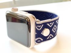 "Elastic Apple watch bands - These bands are made by joyful people doing GoOd for the greater goOd of all. You will be wearing a happy doOGle band full of good vibes and happy thoughts. When we make these bands we think of each and every one of you.. wishing you good-will in your journey and we hope that our product makes your life just a little better. \"doOGle\" on and pay it forward... Dawn What sets our band apart from the knock offs? The way it connects to the Apple device. Through years of Joyful People, Soft Accessories, White Fits, Fitbit Watch, Apple Watches, Pay It Forward, Fabric Tape, Apple Watch Band, Happy Thoughts