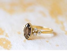 Engagement Gold ring with stone, Gem stone ring, Gold ring with Smoky Quarts, 14k Gold ring, Gold ring with brown stone. This handmade Gold ring with stone is made of 14K genuine gold and set with Smoky Quarts stone. This Stunning Ring is set with 1 carat Best AAA+ Quality Natural Smoky Quarts set in 14k Yellow Gold. High end finish. This 14k Gold ring with blue stone can serve as an engagement ring or a birthday gift. All colors at the picture are available. * Gemstone -5/10mm Marquise Natural Fine Jewelry 14k Gold Brown Ring, Brown 14k Gold Fine Jewelry Ring, Brown 14k Gold Rings Fine Jewelry, Brown Gemstone Rings In 14k Gold, 14k Gold Brown Ring, Brown Gemstone Rings For Anniversary, Brown 14k Gold Wedding Jewelry, Brown Engagement Ring, Gold Ring With Stone