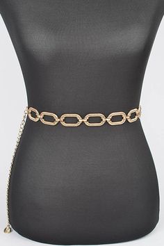 Add a touch of texture to your outfit with our Textured Chain Link Fashion Chain Belt. This stylish accessory not only adds a unique detail to your look, but also provides a secure and adjustable fit. Elevate your style effortlessly with this versatile and trendy belt. Width - 1"Length - Appx. 46"Clasp ClousureComposition - Mix MetalsLead & Nickel Compliant Trendy Belts, Chain Belts, Chain Belt, Stylish Accessories, Chain Styles, Chain Link, Texture, Chain, Gold