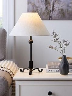 Very home farmhouse table lamp in black - 40 cm this stylish farmhouse lamp by very home will add a rustic accent to Bed Side Lamps, Farmhouse Table Lamp, Farmhouse Lamp, Stylish Farmhouse, Farmhouse Table Lamps, Farmhouse Lamps, Side Lamps, Cape House, Metal Fabric