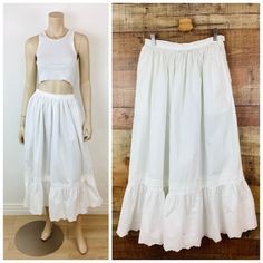 Vintage Ralph Lauren Prairie Skirt button closure at waist hip pockets midi length pleated pin tuck pleats embroidered lace like detail at scalloped hem white in color cotton material by ralph Lauren Great vintage condition appx size - S / M 26 waist full hip 34.5 length All sales are final Summer Daywear Bottoms With Pleated Hem, Summer Pleated Hem Bottoms For Daywear, Summer Bottoms With Pleated Hem For Daywear, Pleated Tiered Skirt For Daywear, White Full Skirt Bottoms With Pockets, Classic White Skirt With Pockets, White Cotton Bottoms With Pleated Hem, White Ruffled Skirt For Daywear, Cotton Bottoms With Pleated Hem For Daywear