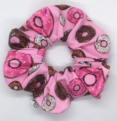 Donut Shop, Hair Elastics, White Glaze, Girls Hair Accessories