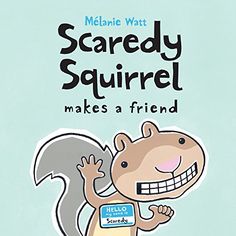 a book with an image of a squirrel on it's back and the title la ardilla medosa encunta un amigo