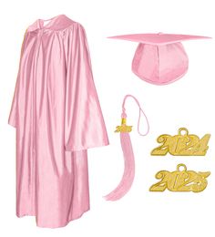 PRICES MAY VARY. Package Includes：Shiny Graduation Gown x 1 + Shiny Graduation Cap x 1 + Tassel x 1 + 2024 +2025 Year Charm x 1 (If you receive wrong tassel, please contact us ) Product Information：shiny polyester fabric, breathable and elastic,hidden zipper design; beautifully shaped.graduation cap: with elastic band, size range is 19"-23"，charm removeable Size: Size 51 robe is suitable for height 5'6''-5'8'' (166-172CM), please refer to the size chart for other sizes, If you have a thin body t Graduation Hood, Academic Hood, Gown 2023, Graduation Cap Tassel, Graduation Tassel, Graduation Cap And Gown, 2025 Year, Graduation Gown, 2024 Year