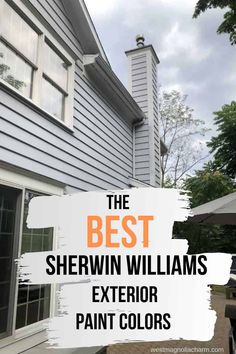 the best sherwin williams exterior paint colors