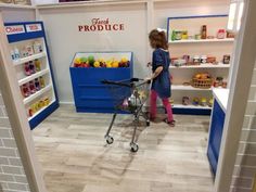 Half Foods Market - girl Ikea Play Shop, Kids Coffee Shop Playhouse, Kids Shop Interior Toy Store, Home Daycare Rooms Setup Webstaurantstore, Kids R Us Store, Toys Shop Interior, Homemade Costumes For Kids, Check Out Counter, Wooden Pantry