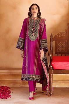 Gul Ahmed BM-32014 Chunri Lawn Collection Elegant Purple Printed Lawn Suit, Festive Purple Lawn Suit With Digital Print, Elegant Purple Printed Set, Purple Digital Print Unstitched Suit For Festive Occasions, Printed Purple Lawn Suit With Long Sleeves, Purple Printed Long Sleeve Lawn Suit, Long Sleeve Printed Purple Lawn Suit, Traditional Purple Printed Lawn Suit, Traditional Multicolor Lawn Suit With All Over Print