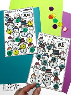 Snowmen Alphabet letter match. Snowman Preschool, Snowman Activities, Snowmen Activities, Education Preschool, Winter Activities Preschool, Preschool Planning, Literacy And Numeracy, Learning Printables