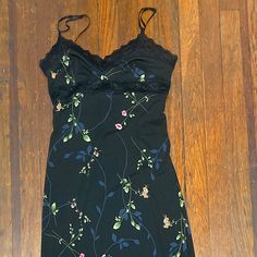 Bcbg Dresses Gorgeous Black Maxi Floral Lace Dress. Size Small, Made In Usa Features Spaghetti Straps, Side Slip, Darts. Never Worn, In Excellent Condition Evening Fitted Floral Print Slip Dress, Fitted Floral Print Evening Slip Dress, Evening Floral Print Fitted Slip Dress, Fitted Floral Print Slip Dress For Evening, Black Fitted Maxi Dress With Lace Trim, Fitted Black Maxi Dress With Lace Trim, Black Fitted Lined Slip Dress, Fitted Black Lined Slip Dress, Black Spaghetti Strap Dress With Floral Print