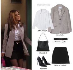 Business Attire For Women Professional, Professional Dress Code Women, Bombshell Outfit Casual, Formal Lawyer Outfit, Pretty Office Outfits, Fall Outfits Young Women, Women’s Blazer Outfit With Skirt, Rachel Green Professional Outfits, Work Outfits Skirt Professional