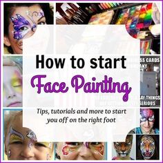 Best Face Painting Kits for Easy, Fun Designs Face Paint Tutorial, Easy Face Painting Designs, Mime Face Paint, Face Painting Supplies, Cool Face Paint, Painting Beginners, Face Painting Tips, Professional Face Paint, Face Painting Tutorials