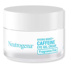 Hydro Boost+ Caffeine Eye Gel Cream - Fragrance Free - Neutrogena | Ulta Beauty Best Drugstore Eye Cream, Moisturizing Eye Cream, Caffeine Eye Cream, Hydro Boost, Neutrogena Hydro Boost, Home Beauty Tips, Eye Gel, Gel Cream, Skin Care Essentials