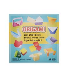 an origami box with different shapes and sizes