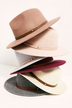 Women Hats Fashion, Straw Fedora, Fall Hats, Western Hats, Clothes Women, Outfits With Hats, Cute Hats, Felt Hat, Wide Brimmed Hats