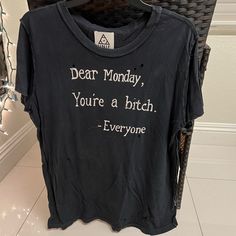 Hey Monday Black Distressed T-shirt For Everyday, Black Distressed T-shirt, Everyday Distressed Black Tops, Everyday Black Distressed Top, Black Distressed Top For Everyday, Hey Monday, Shirt Color, Black Gray, Colorful Shirts