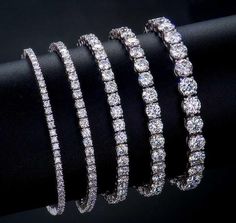 Tennis Bracelets, 2MM - 6MM D VVS Ideal Cut Moissanite Bracelet, Passed Diamond Tester, 925 Silver Handmade Bracelet, Next day Shipping, Secure Clasp Bracelet, Anniversary Gift, Certified Diamonds, Men's Women's Iced Out Micro Tennis Bracelet 6" Inch TO 8" Inch. 𝐓𝐡𝐞 𝐬𝐭𝐨𝐧𝐞𝐬 𝐢𝐧 𝐣𝐞𝐰𝐞𝐥𝐫𝐲 𝐚𝐫𝐞 𝟏𝟎𝟎% 𝐡𝐚𝐧𝐝-𝐜𝐫𝐚𝐟𝐭𝐞𝐝 𝐢𝐭 𝐢𝐬 𝐜𝐮𝐭 𝐚𝐧𝐝 𝐩𝐨𝐥𝐢𝐬𝐡𝐞𝐝 𝐛𝐲 𝐨𝐮𝐫 𝐞𝐱𝐩𝐞𝐫𝐢𝐞𝐧𝐜𝐞𝐝 𝐜𝐫𝐚𝐟𝐭𝐬𝐦𝐚𝐧. 𝐌𝐨𝐢𝐬𝐬𝐚𝐧𝐢𝐭𝐞 𝐢𝐬 𝐝𝐢𝐚𝐦𝐨𝐧𝐝𝐬 𝐛𝐞𝐬𝐭 𝐚𝐥𝐭𝐞𝐫𝐧𝐚𝐭𝐢𝐯𝐞. ✥ 𝗗𝗲𝘀𝗰𝗿𝗶𝗽𝘁𝗶𝗼𝗻 𝗢𝗳 𝐁𝐫𝐚𝐜𝐞𝐥𝐞𝐭 :- ✥ 𝐌𝐨𝐢𝐬𝐬𝐚𝐧𝐢𝐭𝐞 𝐃𝐞𝐭𝐚𝐢𝐥𝐬:- * Stone Shape : 𝐑𝐨𝐮𝐧𝐝 𝐂𝐮𝐭 * Stone Weight : 𝟐.𝟎𝟎𝐌𝐌 * Stone Weight : 𝟑.𝟎𝟎𝐌𝐌 * Stone Weight : 𝟒.𝟎𝟎𝐌𝐌 * Stone Weight : 𝟓.𝟎𝟎𝐌𝐌 * Stone Weight : 𝟔.𝟎𝟎𝐌𝐌 * Stone Color : C Moissanite Bracelet, Diamond Tester, Clasp Bracelet, Wedding Jewelry Bracelets, Pretty Rings, Bracelet Clasps, Handmade Bracelet, Wedding Bracelet, Tennis Bracelet