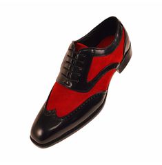 Handmade two tone wingtip brogue party shoes, men oxford leather dress shoes Informal Dress, Wingtip Shoes, Oxford Brogues, Wingtip Oxford, Leather Dress Shoes, Dress Shoe, Red Suede, Mens Oxfords, Leather Dress