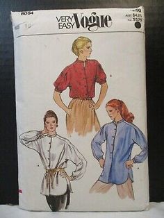 a woman's blouse and top sewing pattern