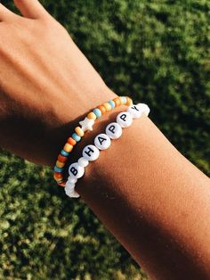 Pinterest: @chloechristner A Bracelet, Cute Bracelets, Pony Beads