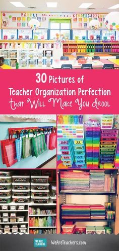 an image of teacher's organization with the title 30 pictures of teacher organization perfections that will make you school