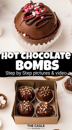 Homemade Hot Chocolate Bombs are so easy to make and they make beautiful gifts! Delicious silky chocolate with marshmallows - just add hot milk! Hot Chocolate Balls, Chocolate Balls Recipe, Making Hot Chocolate, Chocolate With Marshmallows, Hot Chocolate Gifts, Chocolate Balls, Delicious Hot Chocolate