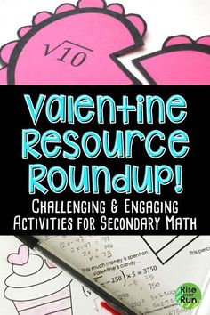 valentine's day activity for kids to practice rounding and engaging activities