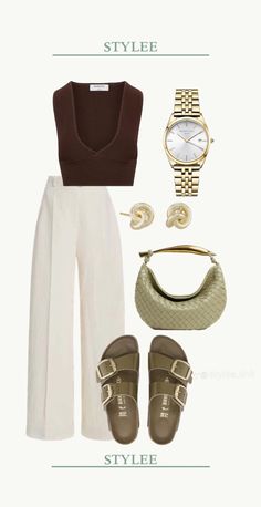 Elegante Casual, Mode Inspo, Looks Chic, Summer Fashion Outfits, New Classic, Business Casual Outfits, Casual Style Outfits, White Pants