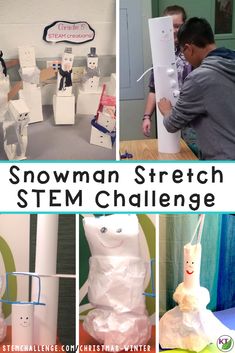 Winter Stem Activities For Kids, School Challenges