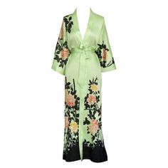 Print Kimono Long Robe - Blush Rose Spring Silk Robe With Tie Waist, Silk Robe With Tie Waist For Spring, Spring Silk Kimono With Belt, Spring Silk Belted Kimono, Spring Long Belted Kimono, Spring Silk Kimono With Tie Waist, Silk Spring Kimono With Tie Waist, Silk Kimono With Tie Waist For Spring, Spring Kimono With Tie Waist And Kimono Sleeves