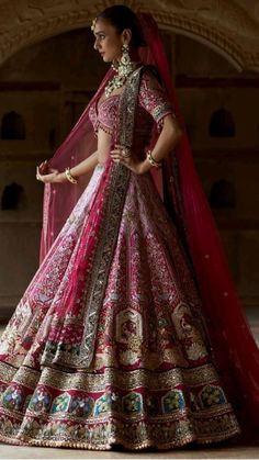 Jaipuri Lehenga, Heavy Dresses, Lehnga Dress, Bridal Lehenga Collection, Indian Bridal Lehenga, Traditional Indian Dress