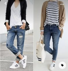 Outfits With Addis Sneakers, Adidas Shoes Outfit Ideas Women, Outfits With Adidas Shoes, Court Shoes Outfit, Adidas Outfit Casual, White Tennis Shoes Outfit, Adidas Shoes Outfit, Adidas Sneakers Outfit, Adidas Superstar Outfit