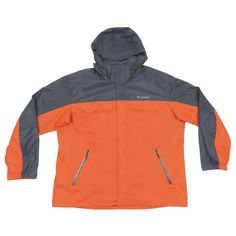 Description: Nwot Columbia Waterproof Wind Resistant Interchange Orange Full Zip Jacket Shell -Full Zip Closure -Zippered Removable Cinch Hood -Tapped Seams -Two Front Hand Tape Seamed Zippered Pockets -Bottom Cinch -Columbia And Logo Embroidered On The Left Chest -Two Chest Flap Pockets -Elastic Adjustable Cuffs -Interchange -Waterproof -Water Resistant Size (Check Measurements): Mens Xxl Color: Orange And Gray Fabric: Shell And Lining: 100% Nylon Condition: New Without Tags Item#: 62600 Measur Waterproof Long Sleeve Outerwear For Camping, Waterproof Outerwear For Fall Camping, Waterproof Fall Camping Outerwear, Functional Orange Long Sleeve Outerwear, Functional Orange Outerwear For Fall, Orange Outerwear For Sports In Fall, Casual Orange Nylon Outerwear, Orange Nylon Long Sleeve Windbreaker, Orange Long Sleeve Nylon Windbreaker