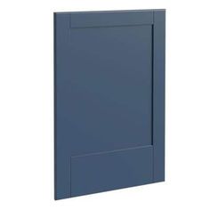 an image of a blue cabinet door