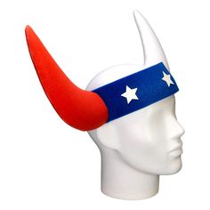 This USA Long Horns Headband will definitely make you stand out at your next Party, Hora Loca, Wedding, Corporate Event, Birthday, Quinceanera, or Halloween Party! It can be used as a wedding hats, top hats, photo booth props, or a party favor. Adjustable Themed Costume Accessories For Birthday, Adjustable Headband For Mardi Gras Costume Party, Themed Party Costume Headband, Fun Adjustable Carnival Headpiece, Fun Adjustable Costume Hats And Headpieces For Themed Events, Fun Adjustable Costume Hats For Themed Events, Adjustable Novelty Costume Accessories For Costume Party, Fun Adjustable Costume Accessories For Birthday, Fun Adjustable Costume Accessories For Costume Party