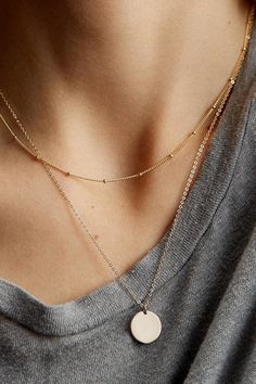 Layering Necklaces, Stacked Necklaces, Coin Pendant Necklace, Layered Necklace Set, Gold Initial, Gold Necklace Layered, Pendant Gold, Necklaces For Women, Letter Necklace