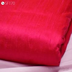 Raspberry Red Pure Dupioni Fabric Raw Silk by the Yard Indian Wedding Dresses Pillow Cover Drapery Blouses Curtains Cushions Costume sewing  ➤Color:  Raspberry Red ➤Quality: The fabric is 100% dupioni silk of the highest grade. (100gsm) ➤Width: 44 inches ➤Code: sf170 ➤Listing for 1 Yard of fabric This iridescent silk dupioni fabric has a brilliant sheen and cross threads of Raspberry Red and Red. The Dual tone of both colors is evident under different lighting and angles, though Raspberry Red is Red Embroidered Raw Silk Fabric For Wedding, Elegant Red Fabric For Wedding, Elegant Red Wedding Fabric, Red Raw Silk Embroidered Fabric In Traditional Drape, Red Silk Fabric For Wedding, Red Silk Embroidered Fabric For Diwali, Pink Raw Silk Fabric With Traditional Drape, Unstitched Red Silk Embroidered Fabric, Coat Blouse