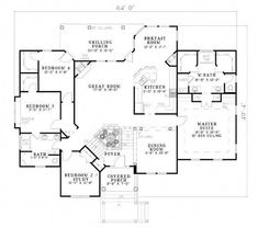 this is the first floor plan for these house plans