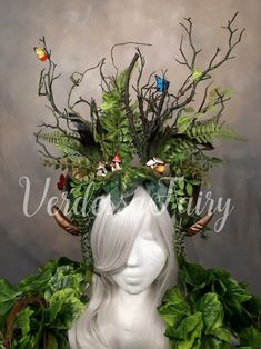 Mother Earth Goddess Headdress. Branch and Horns Forest - Etsy Mother Earth Headpiece, Tree Spirit Costume, Enchanted Forest Headpiece, Earth Goddess Dress, Woodland Fairy Headpiece, Mother Nature Headpiece, Forest Witch Headpiece, Forest Queen Crown, Mother Earth Costume Halloween