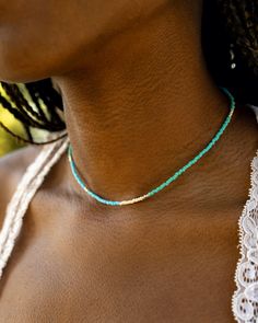 Three words: bold, bright and beautiful. We paired our bestselling blues with cream & sparkling silver to make this versatile seed bead choker. The blue pops at the beach but the silver steals she show at night making this our 'everyday' necklace choice. #puravidabracelets #playa #seedbead #choker #obx #turqouise #beachy Seed Bead Choker, Pura Vida Bracelets, Bead Choker, Pinky Promise, Bright And Beautiful, Everyday Necklace, Three Words, String Bracelet, Seed Bead Necklace